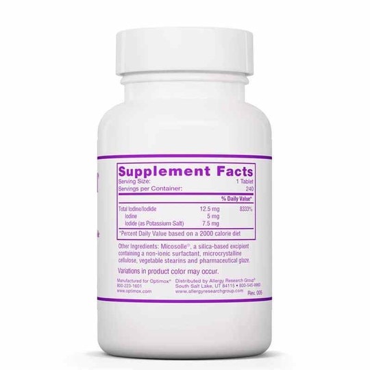 Iodoral 12.5 Mg Iodine/Potassium Iodide, OPX